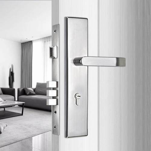 厂家不锈钢大门锁现代简约防盗门锁木门锁酒店锁85欧式锁体