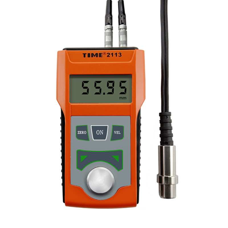 北京时代TIME2113高精度超声波测厚仪金属管壁钢板厚度测量仪