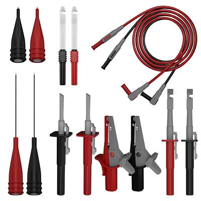 JT0090 万用表测试套件 带1M1平方测试线测试探针 破线器安全性