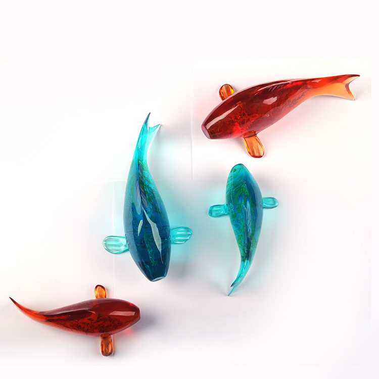 树脂小鱼创意电视背景墙面装饰品立体墙饰挂饰壁饰客厅壁挂装饰
