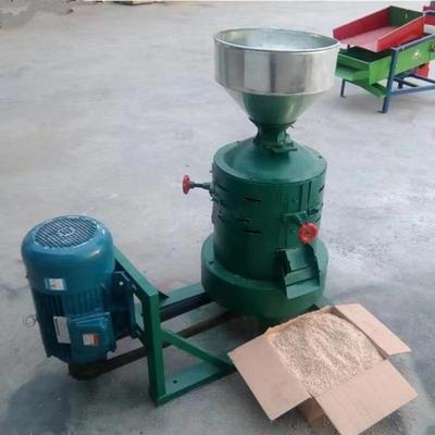 砂轮式谷子水稻碾米机 小型家用打米机 柴电两用稻谷脱皮碾米机