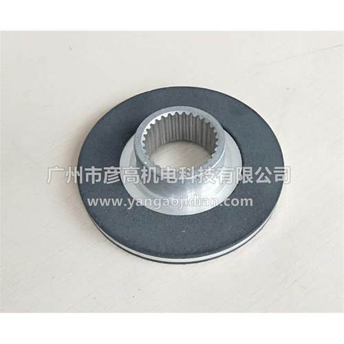 风力发电偏航驱动电机刹车片摩擦盘抱闸片BFK458-12N轴套25mm转子