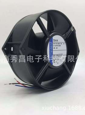 现货原装ebmpapst风机7214N/17 24V 12W 0.5A 150*55椭圆轴流风扇