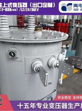 DM-100kva/7.62-13.2/120-240V 菲律宾 墨西哥单相圆筒柱上变压器