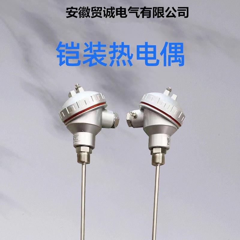 贸诚仪表热电偶 WRN-130 K型 L=950 0-1100℃ 1Cr18Ni9Ti