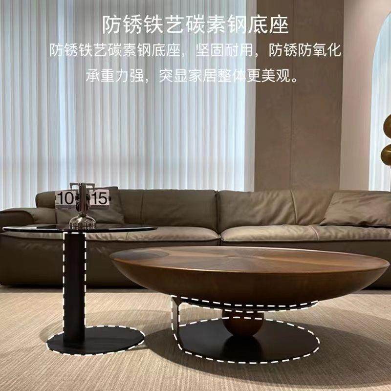 意式飞碟茶几客厅家用轻奢简约圆形新款组合设计师极简创意小户型,鲜花速递/花卉仿真/绿植园艺,割草机/草坪机,淘宝优惠券,粉丝福利购,淘宝优惠卷