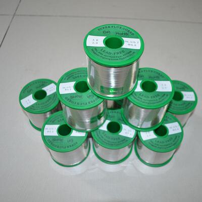 东莞0.6 0.8mm实芯高纯度无铅锡线 Sn99.3免洗无卤无铅焊锡丝