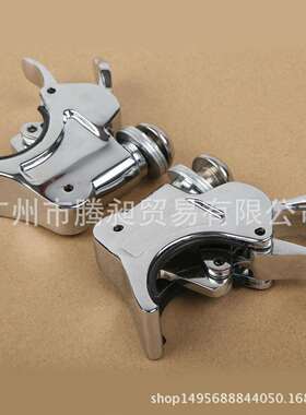 适用哈雷XL883 XL1200 X48 72前挡风快拆支架夹风挡快拆夹子39mm