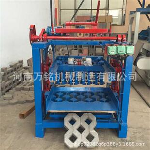 东帝汶彩色8字型草坪植草砖机巩义广场植草砖机绿化砖机械设备