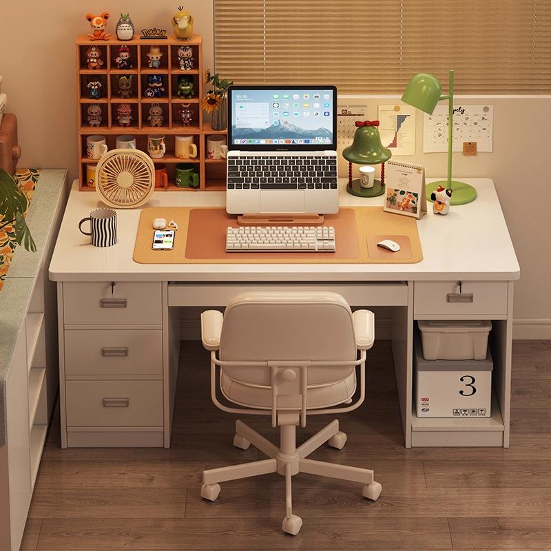 电脑桌家用成人书桌写字桌带抽屉办公桌椅组合简约书房桌子工作台