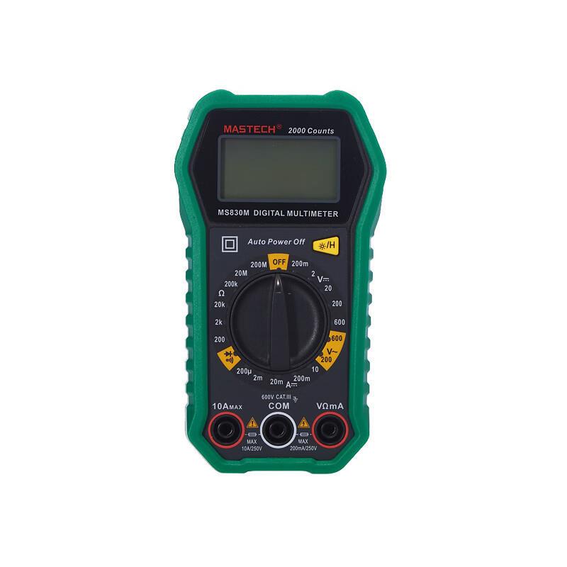 MASTECH华仪仪表MS830M真有效值数字万用表 自动量程电工级多用表