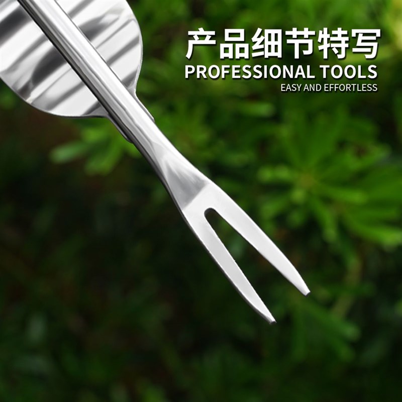 除草神器连根挖起草工具拔草器园艺草叉子挖野菜挖草锄庭院除杂草