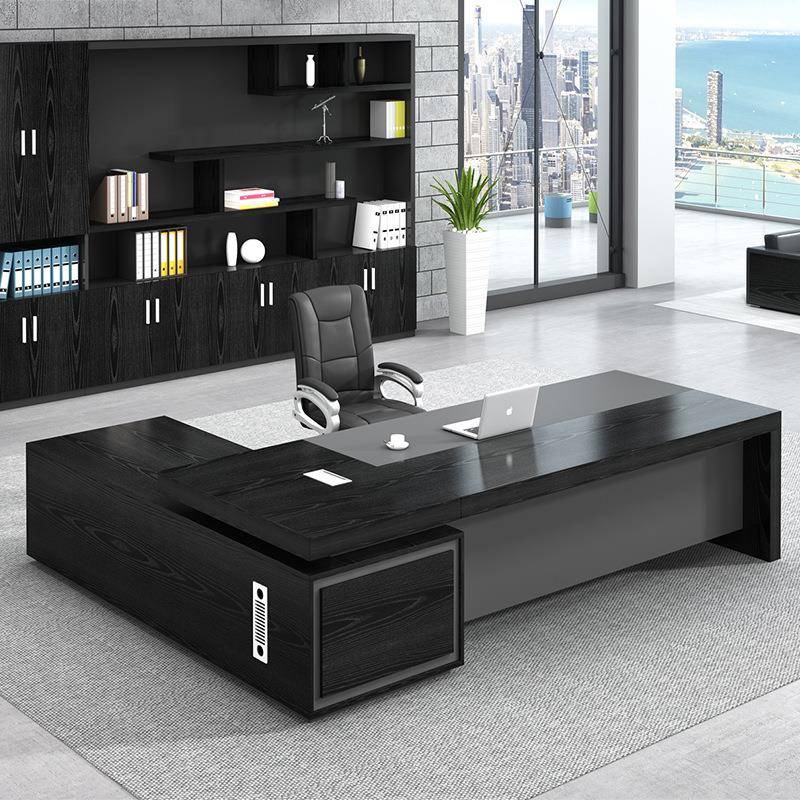 【折扣价】办公桌椅组合老板桌子商用简约现代大班台经理单人桌总