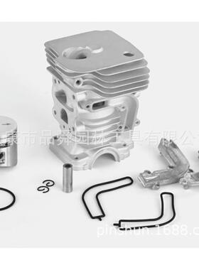 hus435445450油锯汽缸气缸箱体缸套活塞环总成