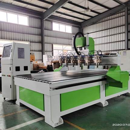 全自动1525/1325木工机器多头批量加工广告雕刻机浮雕镂空精雕机