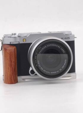 富士XM5实木手柄FujiXM5手柄轻量化阿卡通用金属底座