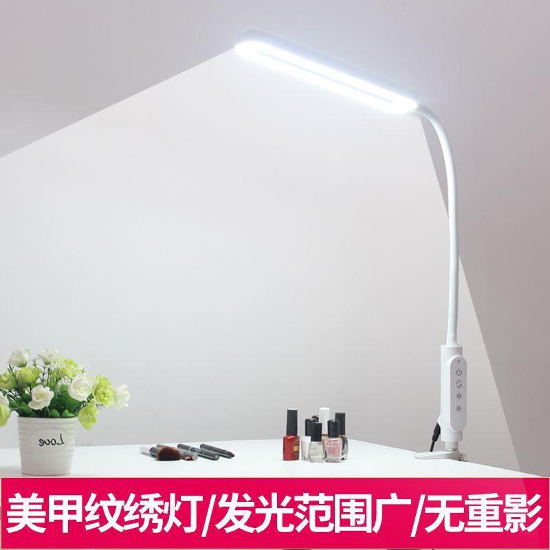 美甲灯照明桌面夹子灯便携美容院美容美睫纹身护眼桌面工作台灯图片