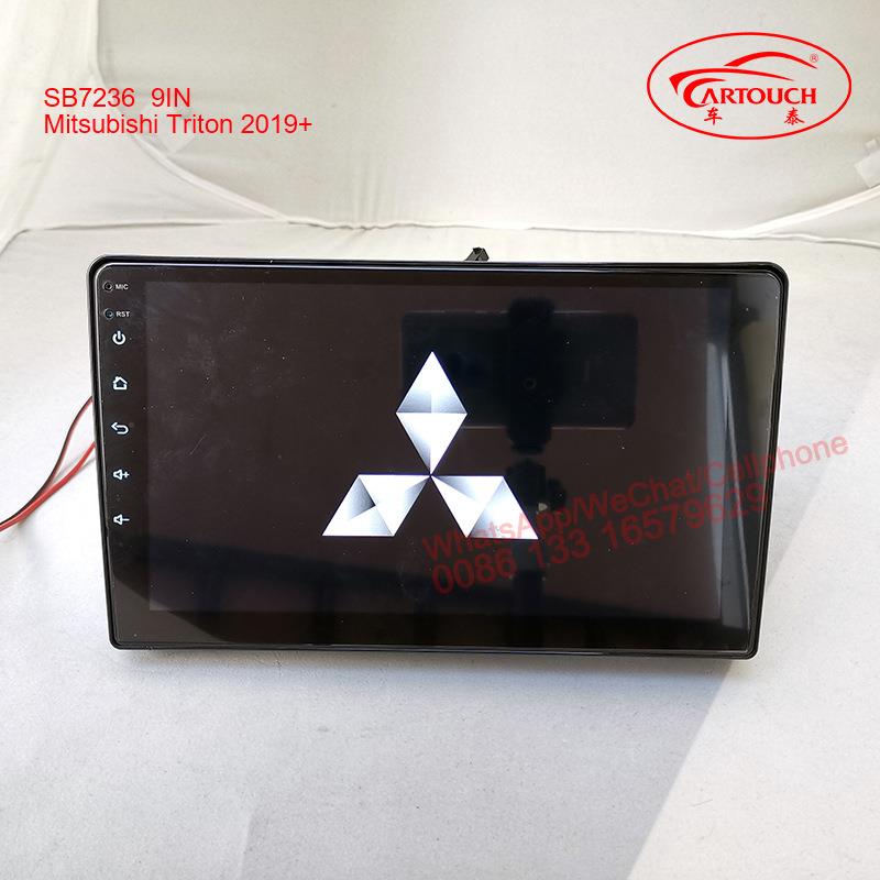 MITSUBI三SHI菱TRITON劲炫帕杰罗L200安卓AUTO智能大屏机CARPLAY