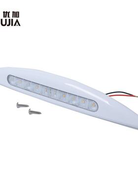外贸房车游艇室外灯遮阳棚灯门廊灯12V黑白色LED8W省电