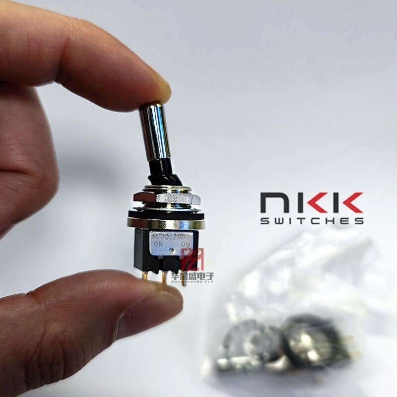 日本NKK M-2012W/B-G 防水密封型摇臂 钮子开关 IP68 3脚2档