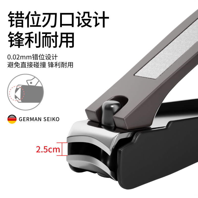 德国指甲剪指甲刀单个新款套装进口原装防飞溅大号正品高端指甲钳