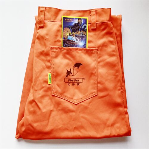 威特仕火狐狸33-6930/33-9800橘色焊接阻燃电焊服工作焊工劳保服
