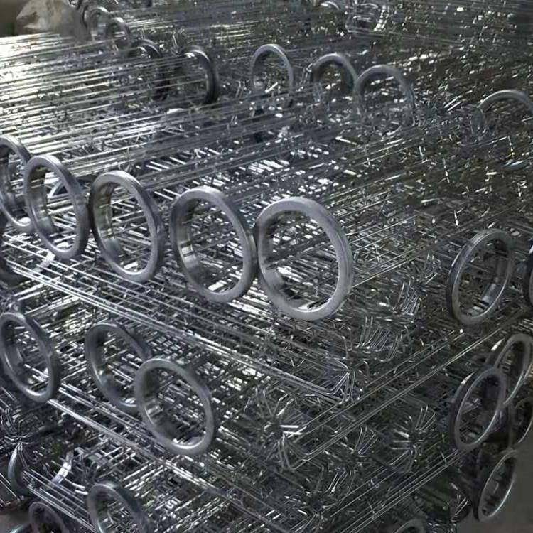 【折扣价】除尘器褶皱骨架不锈钢褶皱袋笼有机硅椭圆框架工业除尘