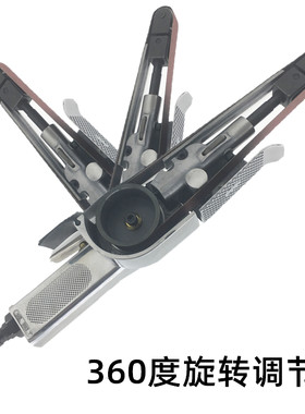 小型气动砂带机330*10mm20MM*520手持沙带磨光机打磨机砂轮环带机