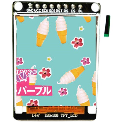 1.44寸TFT SPI串口模块LCD彩屏 显示液晶屏 兼容uno R3/stm32/51