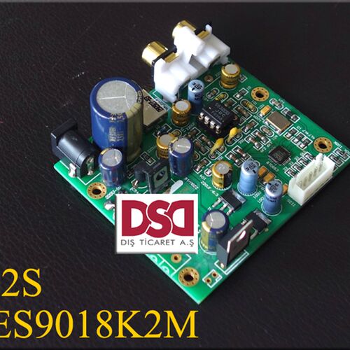 ES9018K2M  ES9018 I2S输入解码板  磨机板 DAC