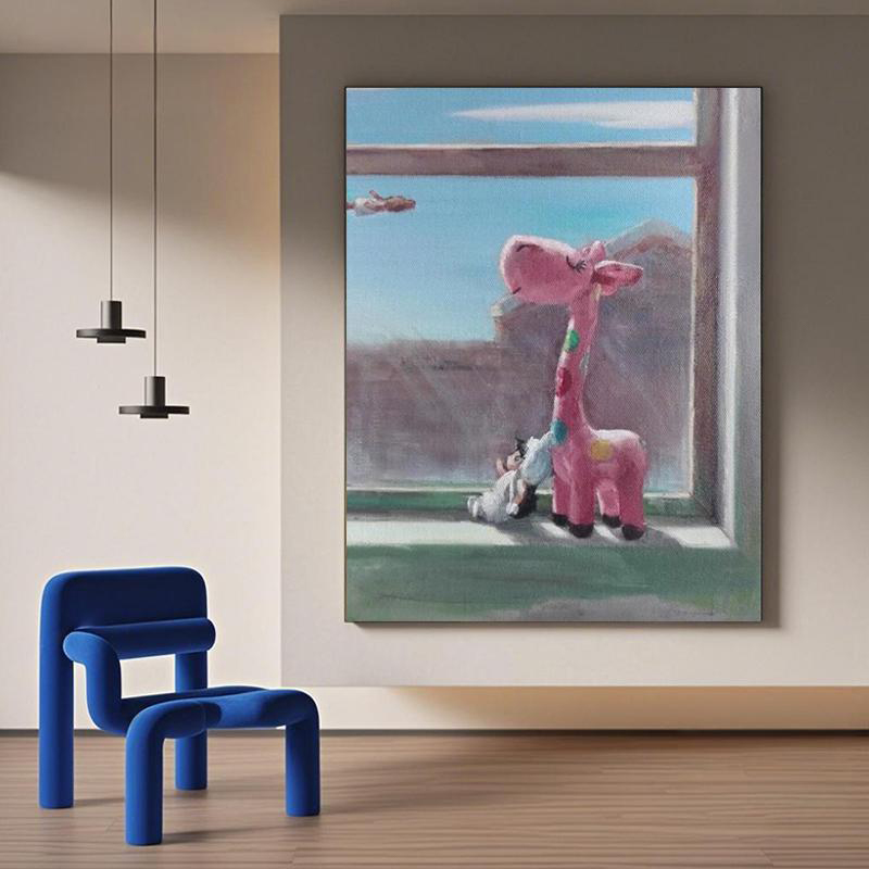 赵仕伟的画客厅儿童房书房卧室装饰画沙发背景墙北欧风玄关挂壁画