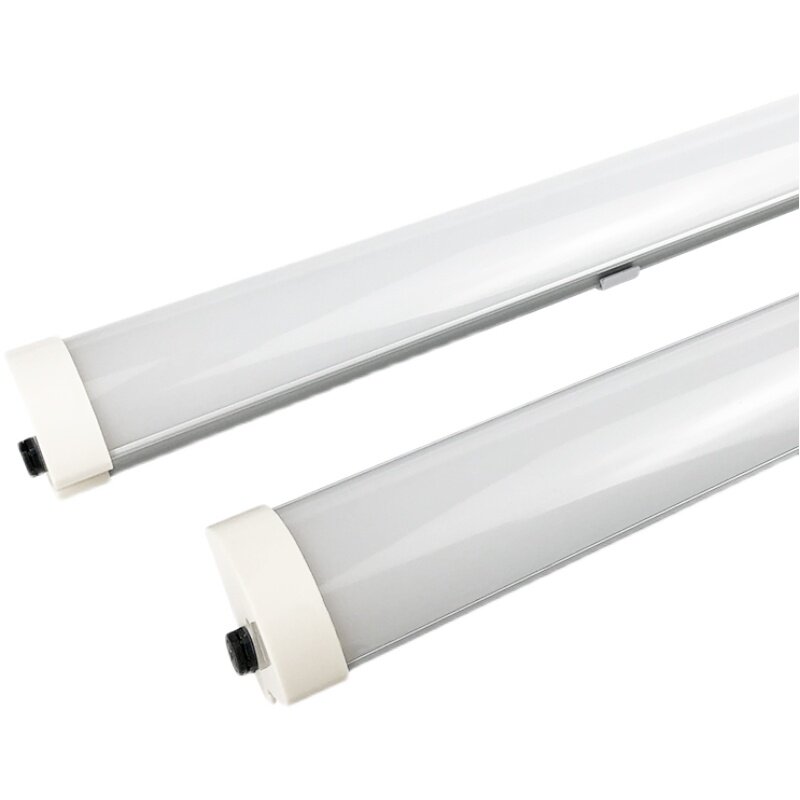 LED冷库一体化长条灯50W三防灯防水防潮户外高亮IP65带灯罩日光灯