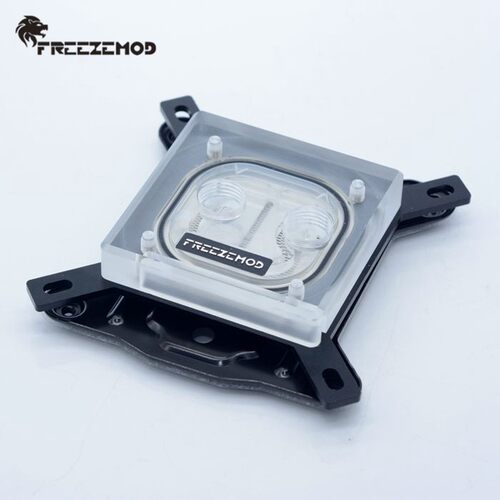 FREEZEMOD喷射透明款CPU水冷头INTEL全平台INTEL-PM3DRGB摇控AURA