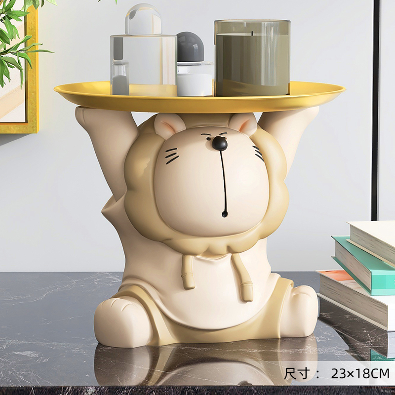 创意动物客厅大型落地摆件电视柜沙发旁茶几N装饰品床头柜乔迁礼