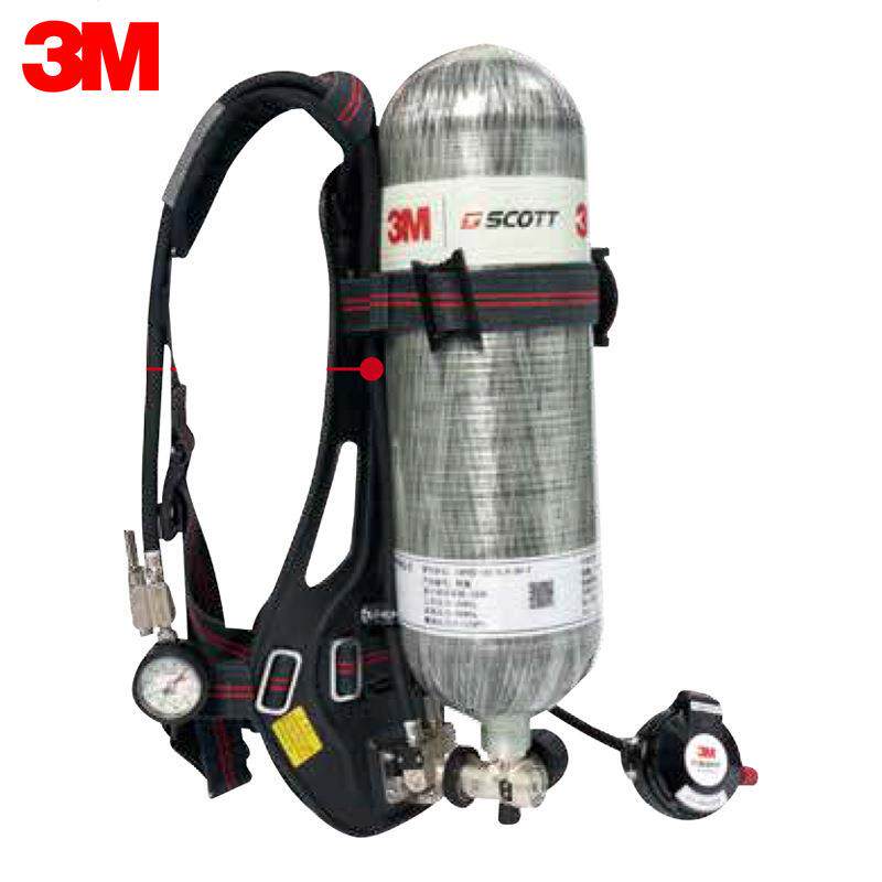 3M SCOTT 压缩空气自给呼吸器6.8升iPak/682 iPak/683空气呼吸器