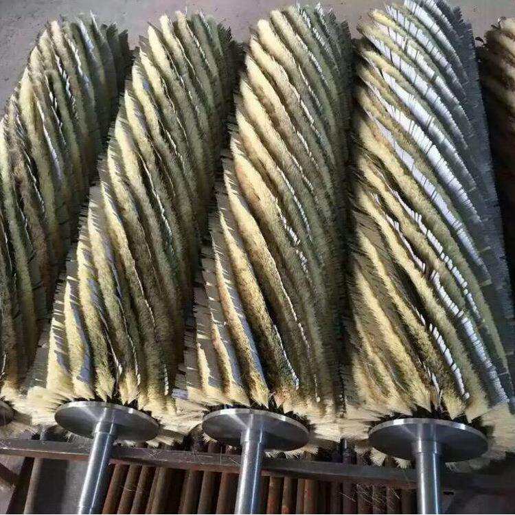 生产砂光机打磨毛刷辊 剑麻砂纸毛刷辊 家具底漆抛光刷 按需定