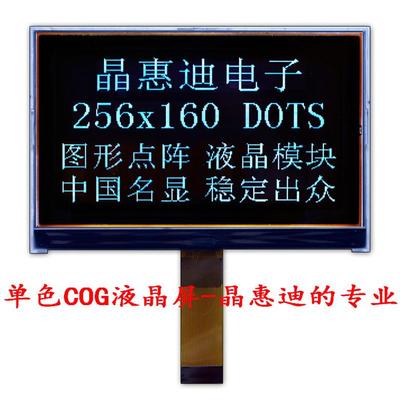 256160/液晶屏/5寸/FSTN/负显/点阵/ST75256/显示屏/COG/LCD