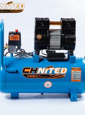 无油空压机980W木工小型高压气泵静音喷漆压缩机厂家便携