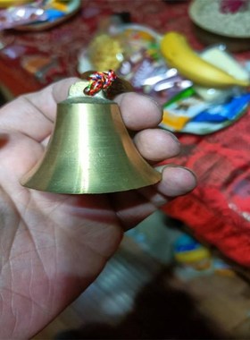 招财彩绳五帝钱铜铃摆件五黄镇宅玄关客厅圆形壁刀面对医院加油站