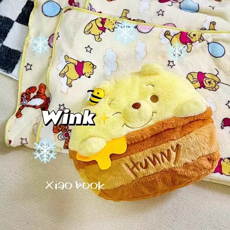 午睡枕头抱枕毯子二合一办公室空调被子卡通玩偶女生X两用学生车