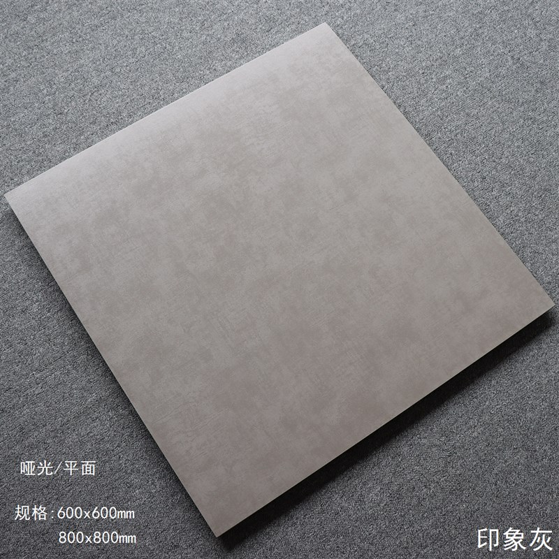 仿古砖600x600灰色水泥砖客厅哑光地砖800x80Q0素色瓷砖卫生间墙