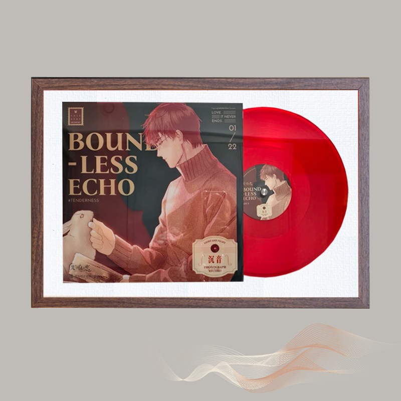 光与夜之恋彩胶唱片展示相框装裱框挂墙12寸封面音Y乐收纳筐架