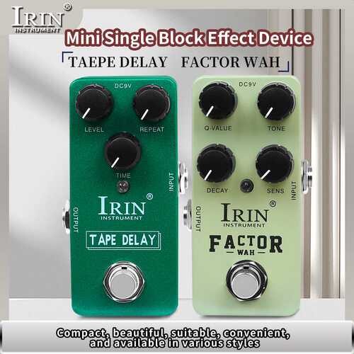 亚马逊跨境迷你电吉他单块效果器模拟失真FACTOR WAH效果器