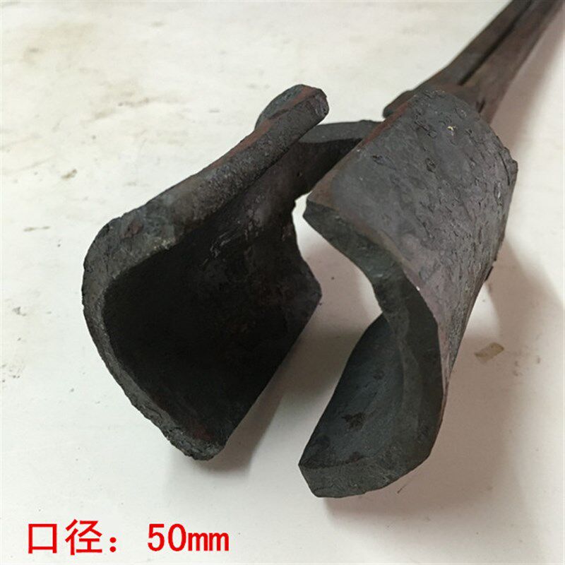 手工锻打圆口抱钳打桩钳夹圆钢铁钳火钳夹钳钳坩埚钳打转头打凿钳