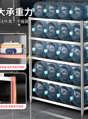 不锈钢厨房货架商用多层仓库简易仓储落地储藏室储物置物架可定制