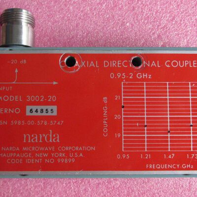 3002-20 narda 0.95-2GHz 20dB N 500W 大功率 高功率 定向耦合器