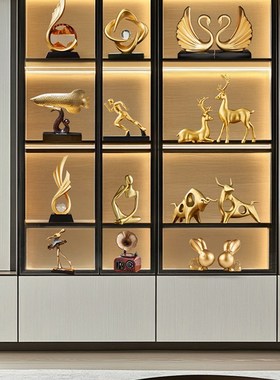 乔迁新居礼品家居客厅装饰品轻奢高档高级感酒柜摆件T艺术工艺礼