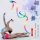 绸带甩健身舞蹈6杆彩带运动舞锻炼跳飘带道具舞六广场彩带米加长