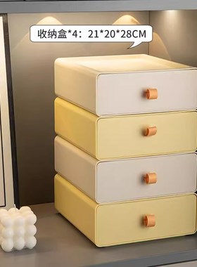 入户玄关轻奢抽屉式桌面收纳x盒钥匙收纳装饰品置物架整理盒摆件