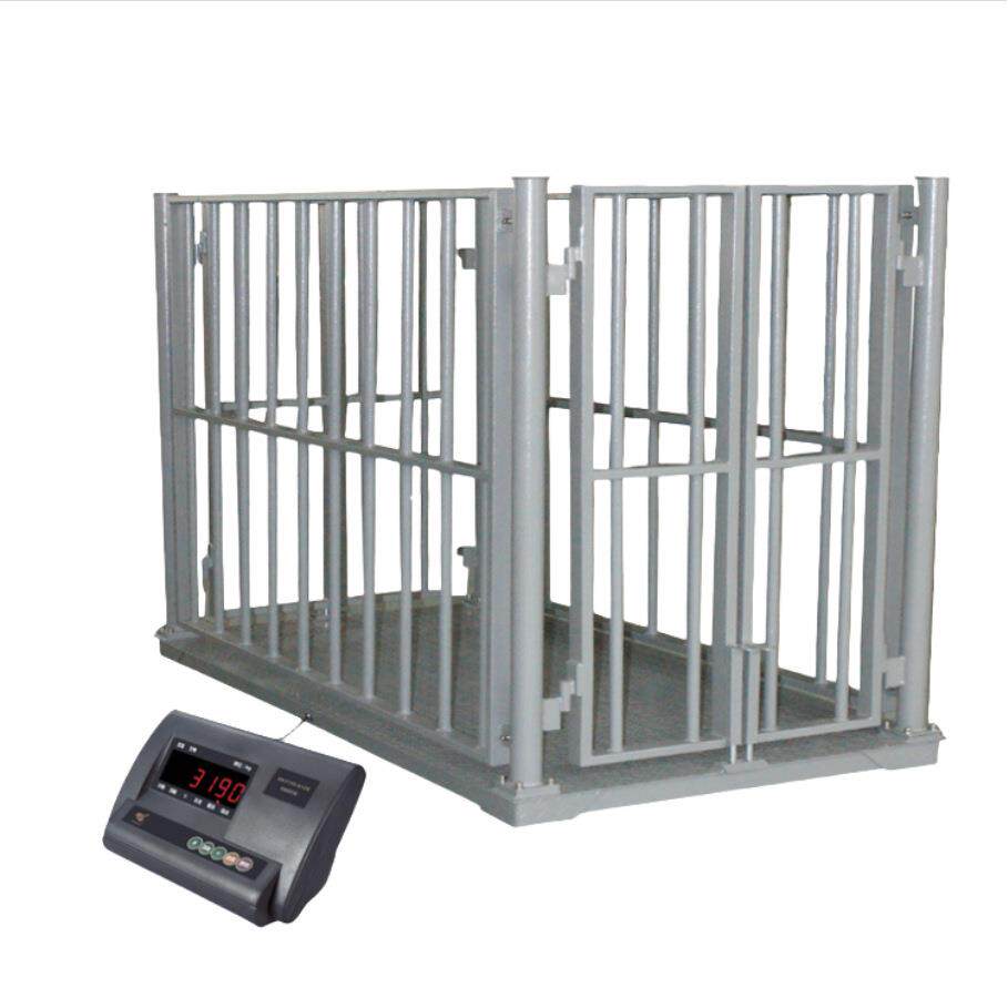 3米X1.5米养殖场称猪电子平台秤 2米x3米带围栏地磅 1mX2m畜牧秤